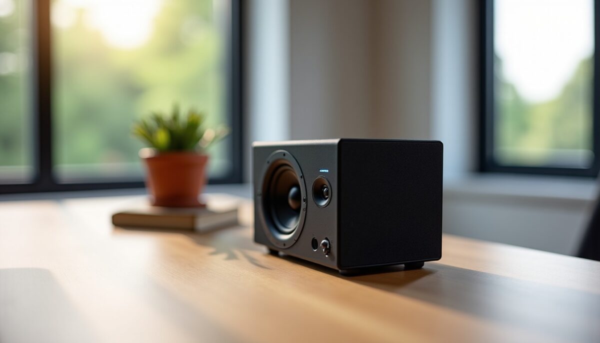 Découvrez les enceintes de bureau Creative XF1 : Son Hi-Res Audio et connectivité Bluetooth 6.0 pour une expérience audio exceptionnelle Découvrez les enceintes de bureau Creative XF1 : Son Hi-Res Audio et connectivité Bluetooth 6.0 pour une expérience audio exceptionnelle